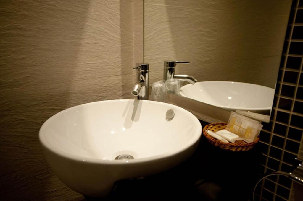 Koupelna v ubytování Hostal Bcn 46