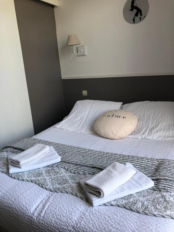 Postel nebo postele na pokoji v ubytování Le Cottage