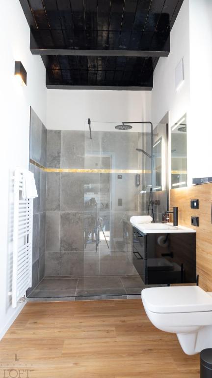 Koupelna v ubytování LÜTTES LOFT Boutique Hotel