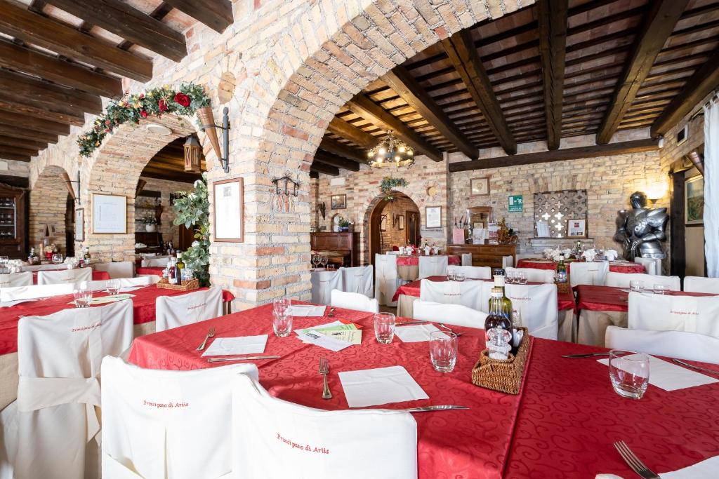 Restaurace v ubytování Principato Di Ariis