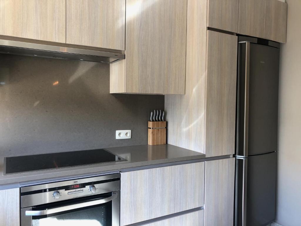 Kuchyň nebo kuchyňský kout v ubytování Villa Zuid