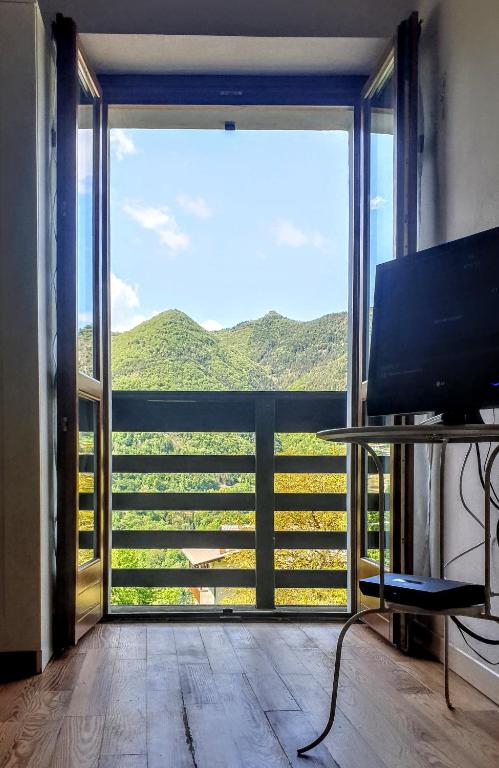 Nespecifikovaný výhled na hory nebo výhled na hory při pohledu z bed and breakfast