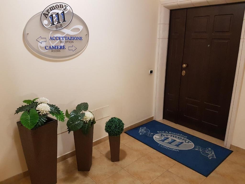 Certifikát, hodnocení, plakát nebo jiný dokument vystavený v ubytování B&B Armony 111
