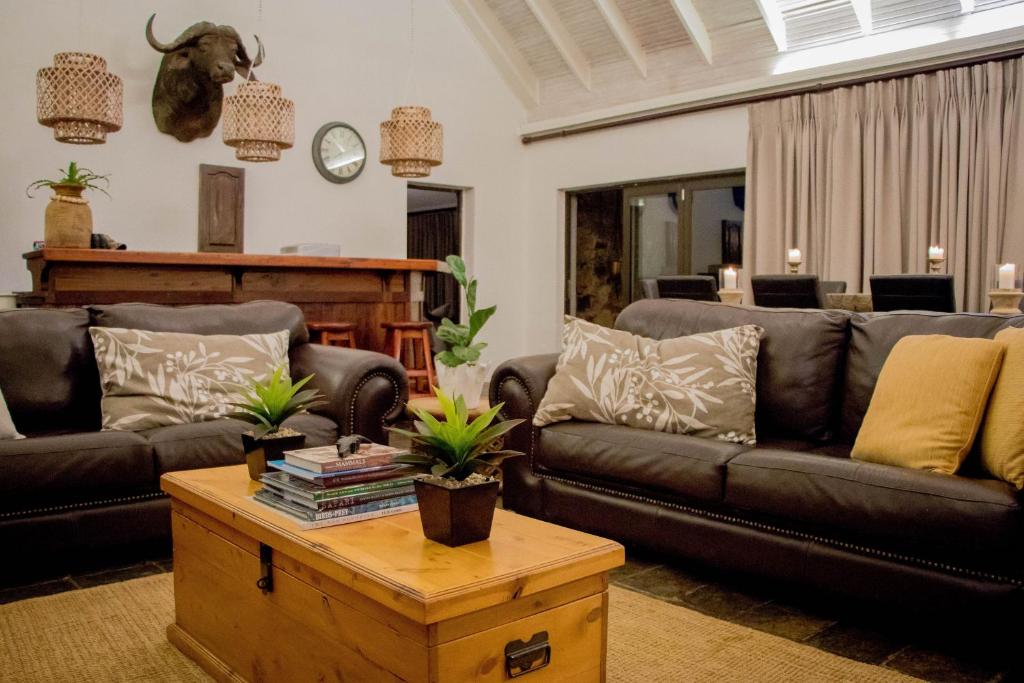 Posezení v ubytování African Safari Lodge