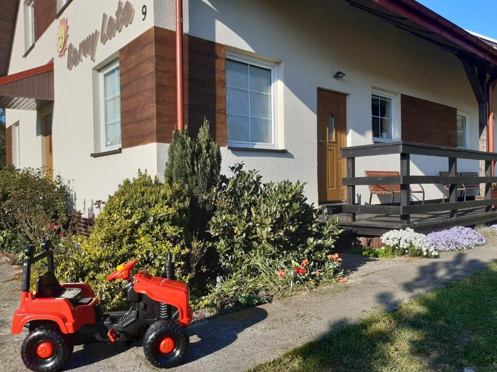 Zahrada ubytování Barwy Lata