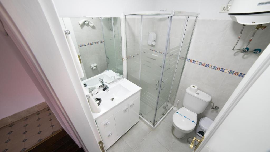 Łazienka w obiekcie Hotel Aguere