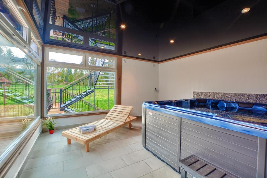 Balkón nebo terasa v ubytování SPA & RESORT BUKOWIEC