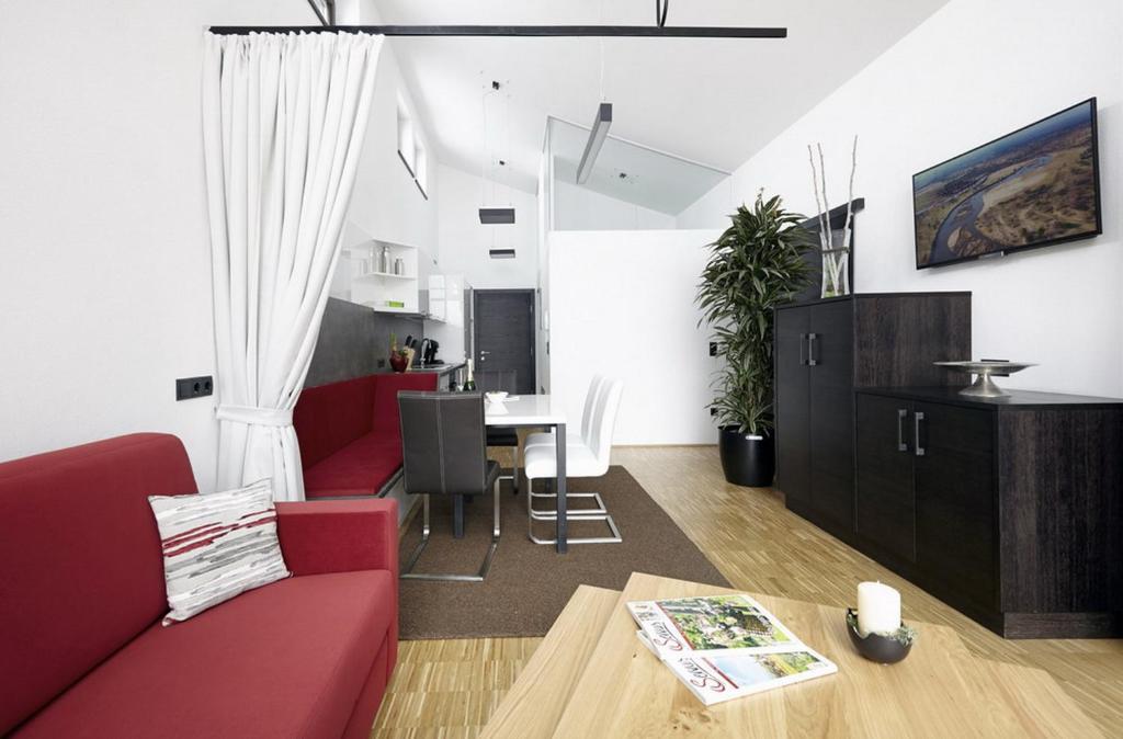 Posezení v ubytování Thurnbach - Top Level Apartments