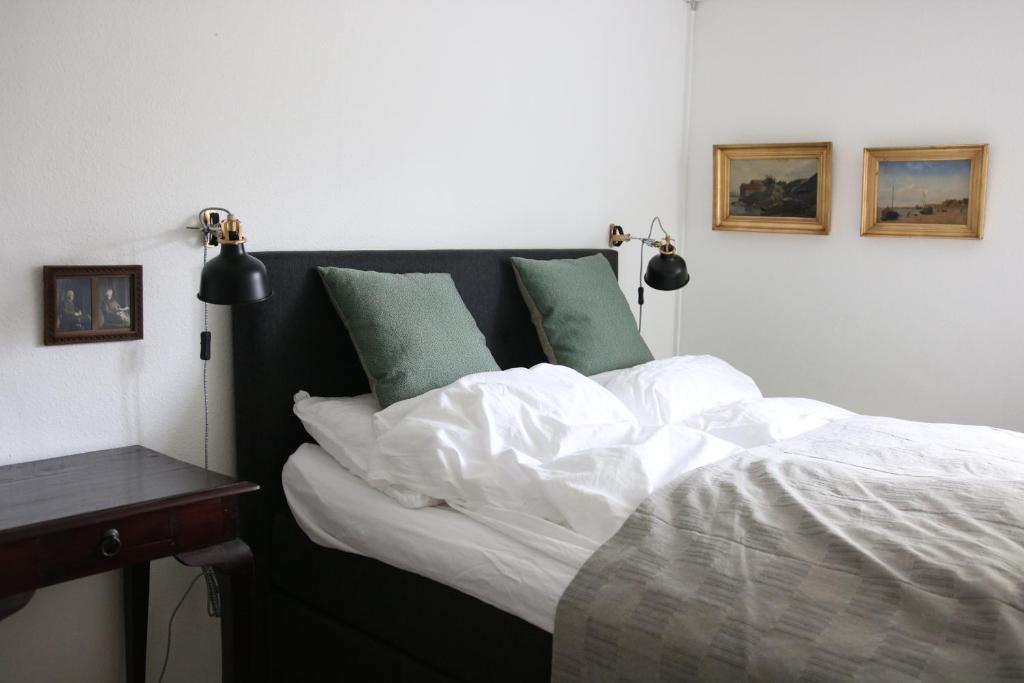 Postel nebo postele na pokoji v ubytování Tøndegården 3 rooms apartment