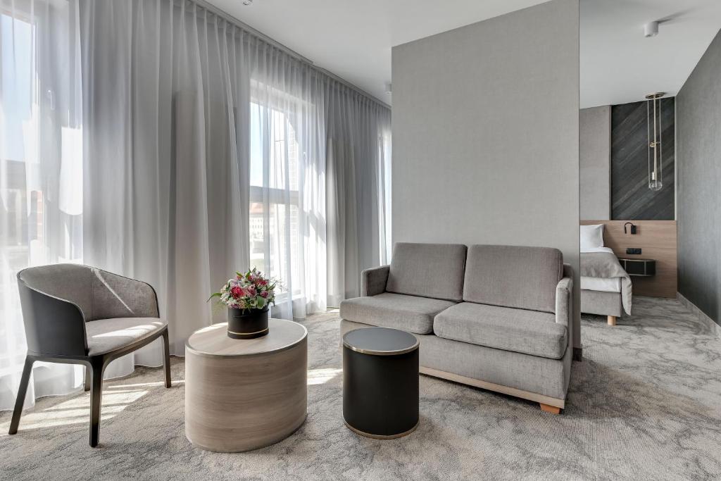 Posedenie v ubytovaní HOTEL GRANO Gdańsk Old Town - GRANO HOTEL Gdańsk Old Town