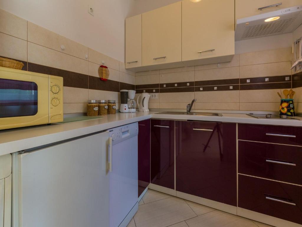 Kuchyň nebo kuchyňský kout v ubytování Apartment Villa Sara