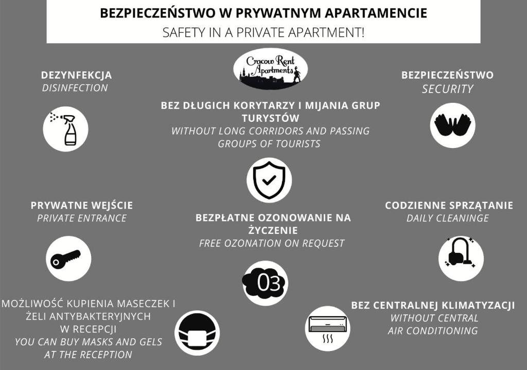 Cracow Rent Apartments - spacious apartments for 2-7 people in quiet area - Kolberga Street nr 3 - 10 min to Main Square by foot - Resim 43