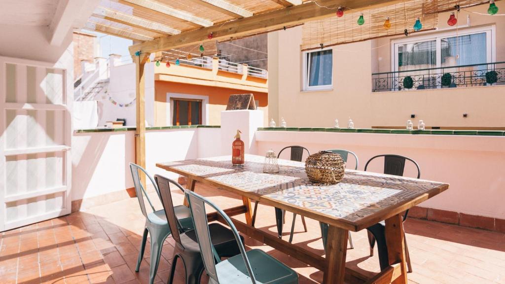 Balkón alebo terasa v ubytovaní L'Havanera Boutique Home