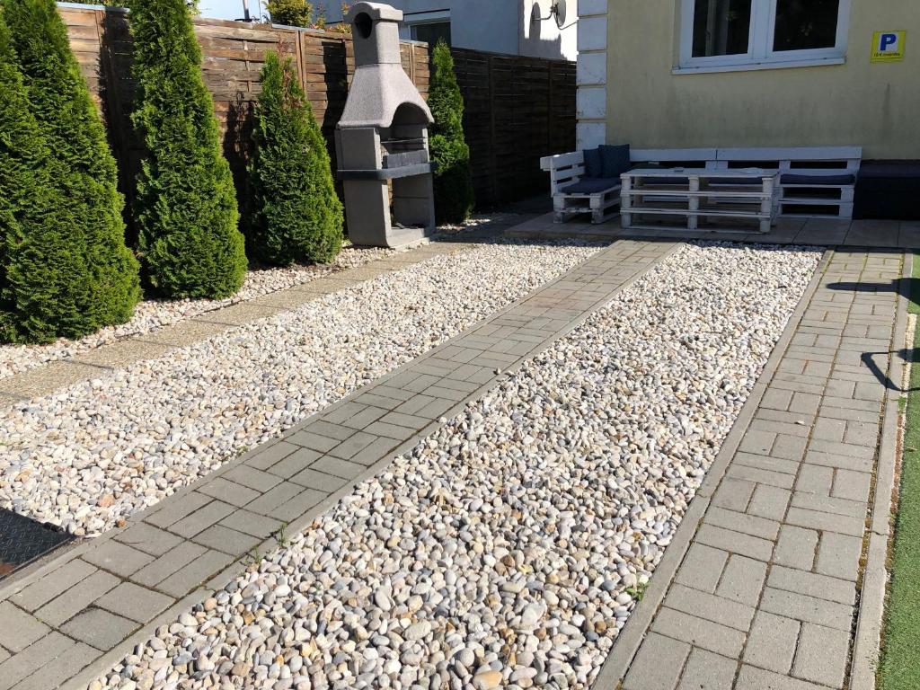 Budynek, w którym mieści się apartament