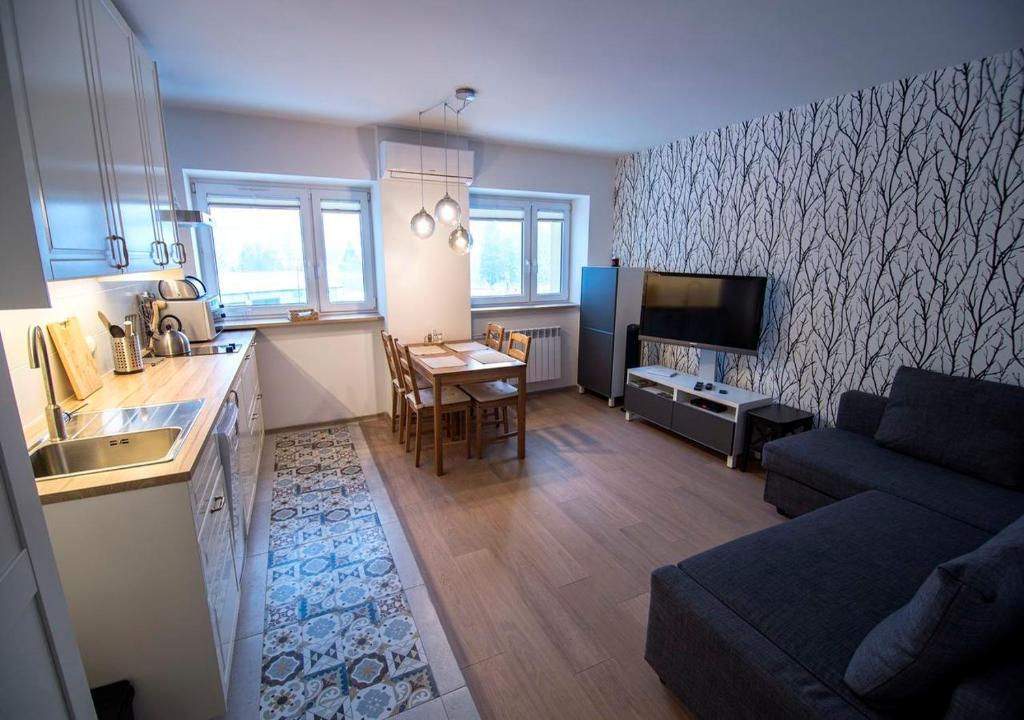 Kuchyňa alebo kuchynka v ubytovaní Apartament KRIS 412