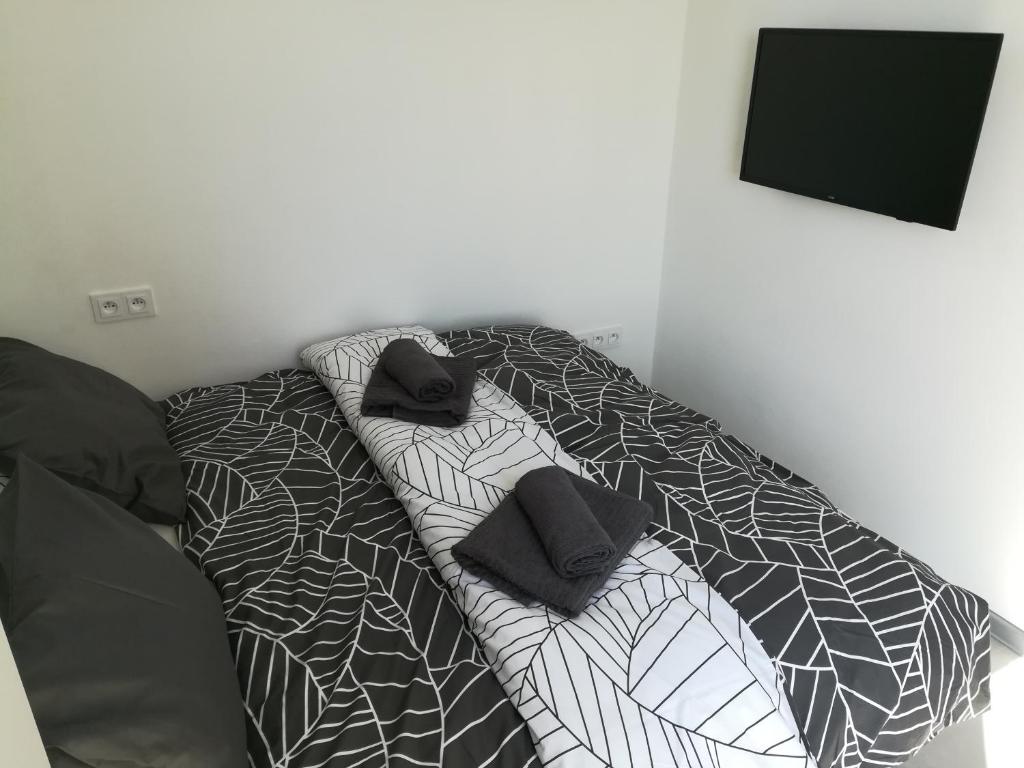 Voodi või voodid majutusasutuse Apartmán Polička toas