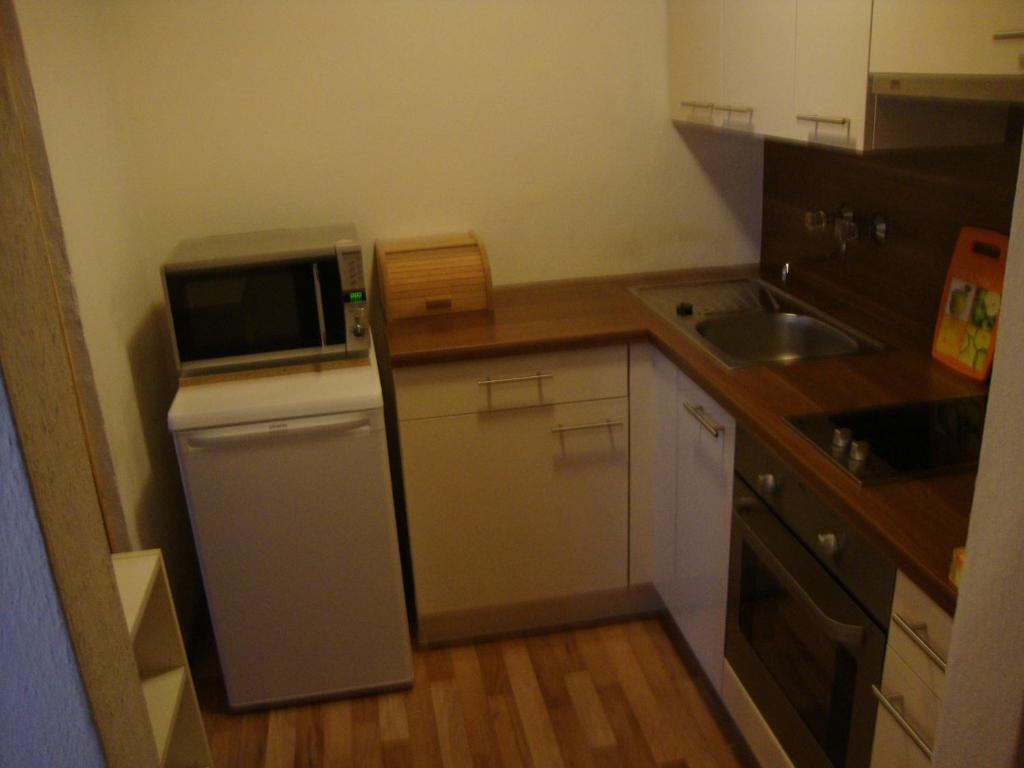 A kitchen or kitchenette at Apartment Alena - include Jokercard