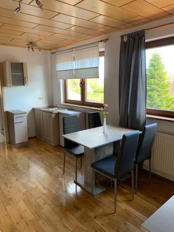 Posezení v ubytování Ferienwohnung Wiek