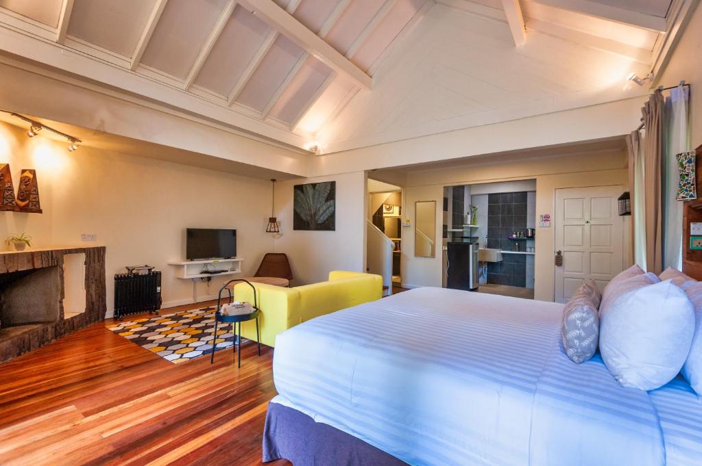 Area soggiorno di Sutera Sanctuary Lodges At Kinabalu Park