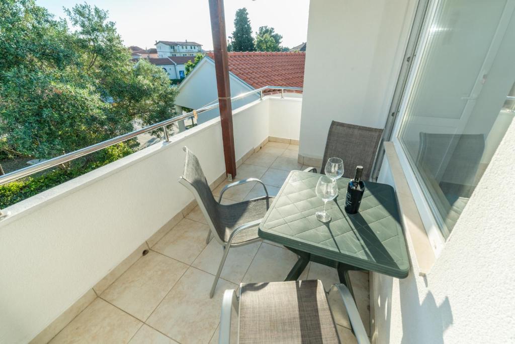 Balkón alebo terasa v ubytovaní Apartments Keran