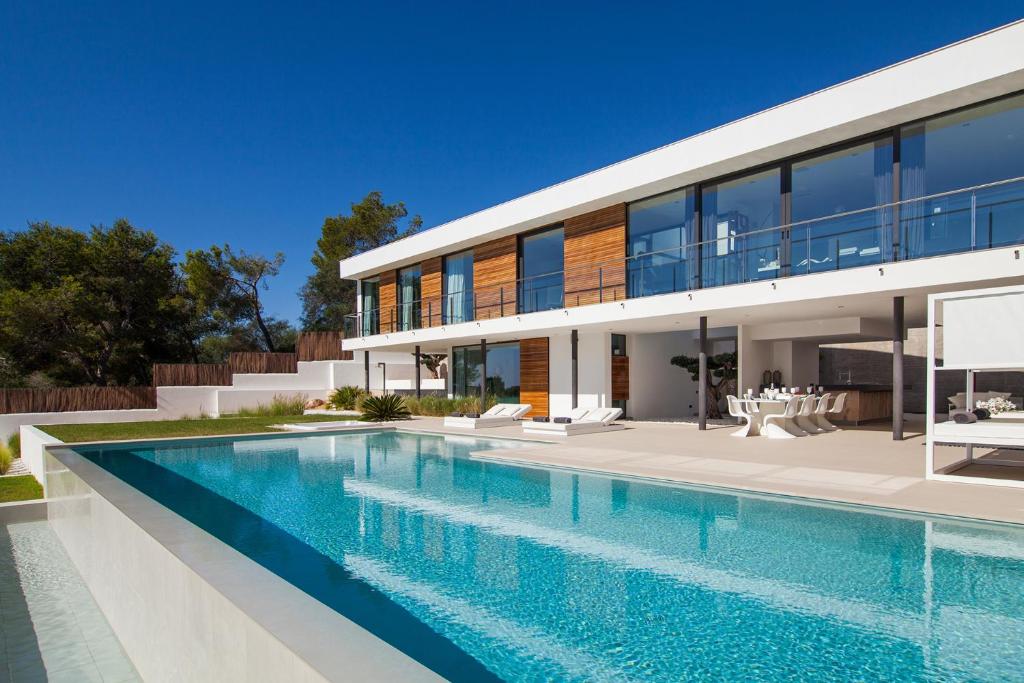 Contemporary Style Villa with Balcony, Ibiza Villa 1061, San ...