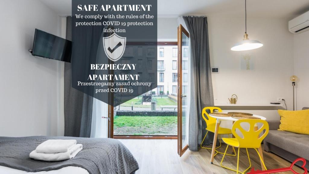 Posteľ alebo postele v izbe v ubytovaní Apartments Nearto Old Town Rakowicka