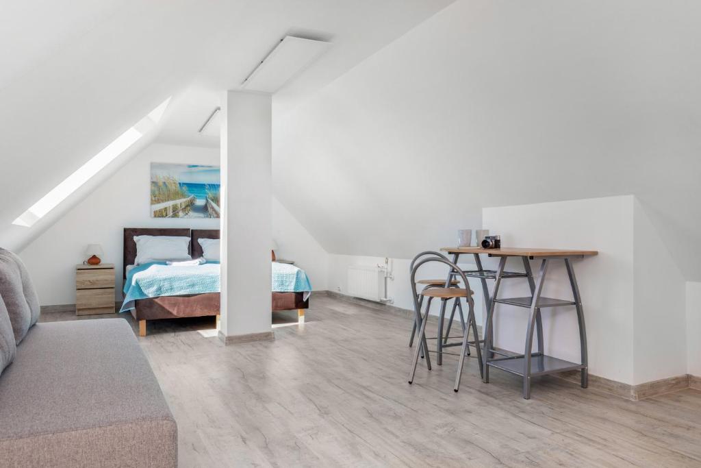 Posteľ alebo postele v izbe v ubytovaní Deluxe Apartments Turystyczna by Noclegi Renters