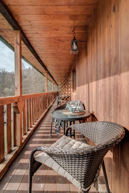 Balkón nebo terasa v ubytování Africa House
