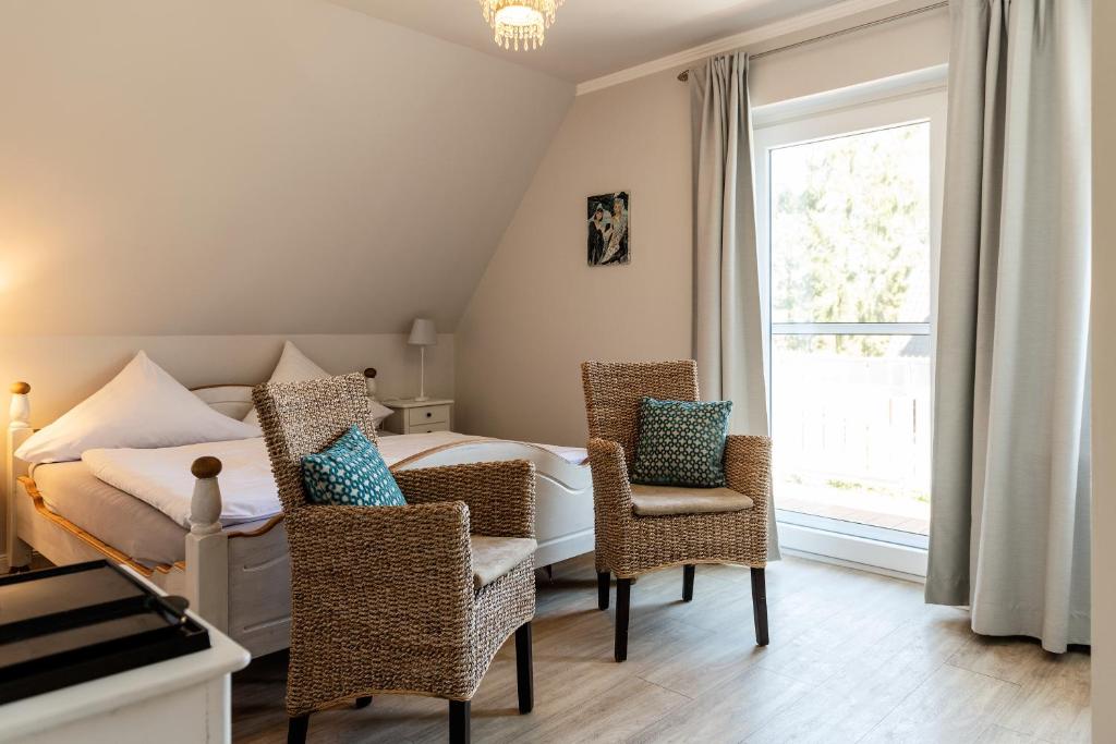 Posezení v ubytování Landhaus Calluna