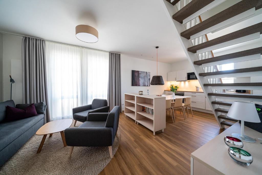Posezení v ubytování Haus Heidelberg