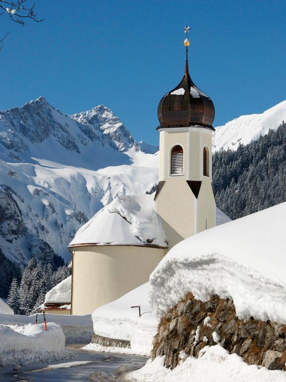 Berghof am Schwand v zimě