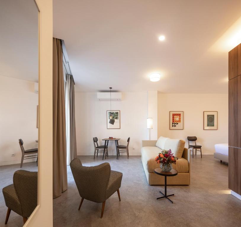 Et sittehjørne på Lisbon Serviced Apartments - Avenida