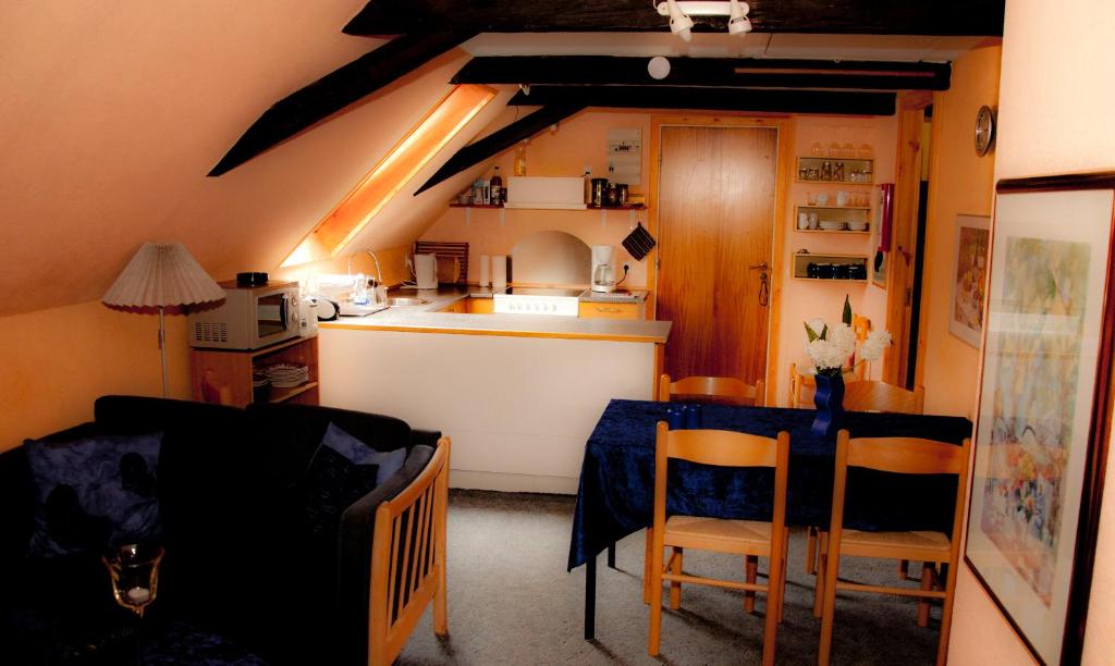 Kuchyň nebo kuchyňský kout v ubytování Skelstrupgaard Apartments