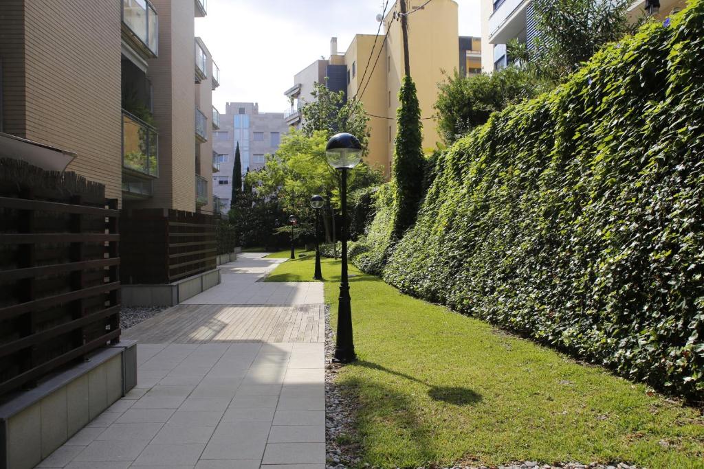 Zahrada ubytování AT117 Planta baja con piscina, airco y a unos pasos de la playa