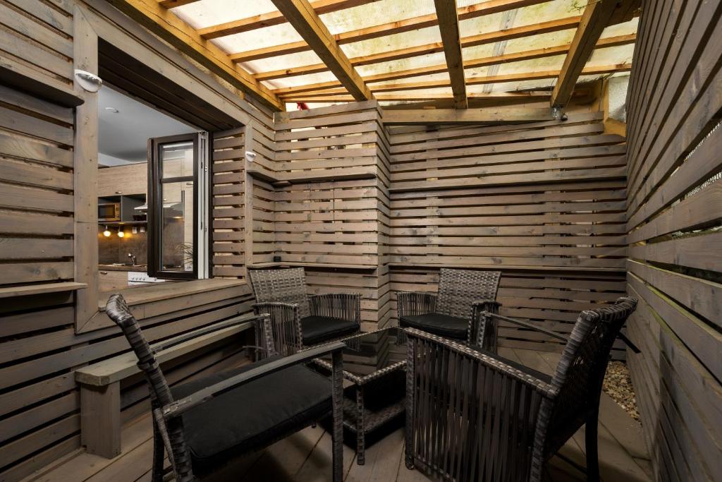 Posezení v ubytování Apartmá SunGarden Liberec