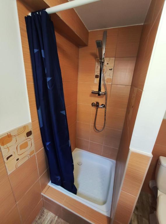 Koupelna v ubytování Penzion u Krtka