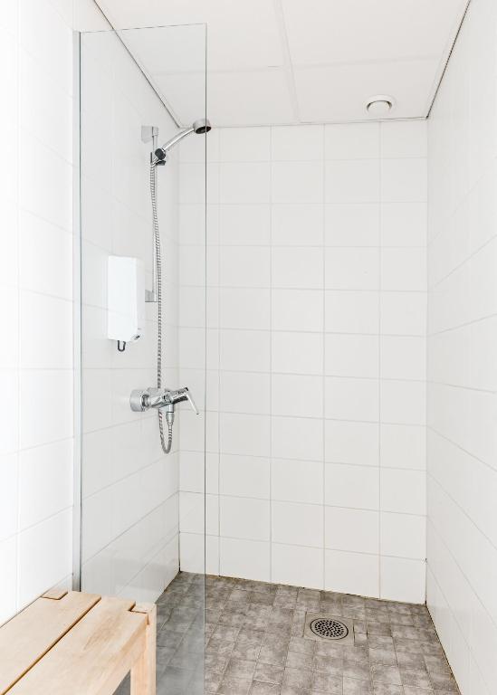 Koupelna v ubytování Sky Hostel Helsinki