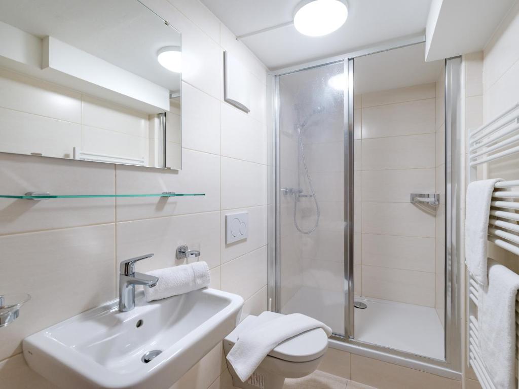 Kúpeľňa v ubytovaní Ferienhaus Gänseblümchen