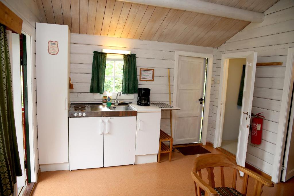 Kuchyň nebo kuchyňský kout v ubytování Fossen Accommodation