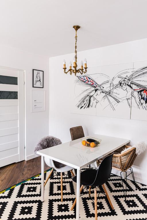 Posedenie v ubytovaní Apartament Dobre Miejsce