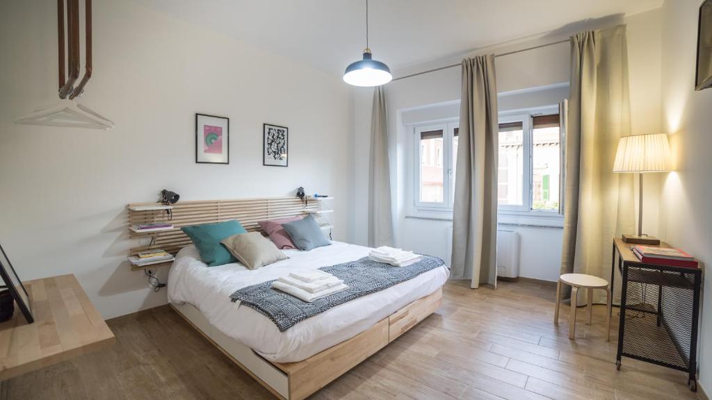 Ένα ή περισσότερα κρεβάτια σε δωμάτιο στο Cramu Bed&Breakfast