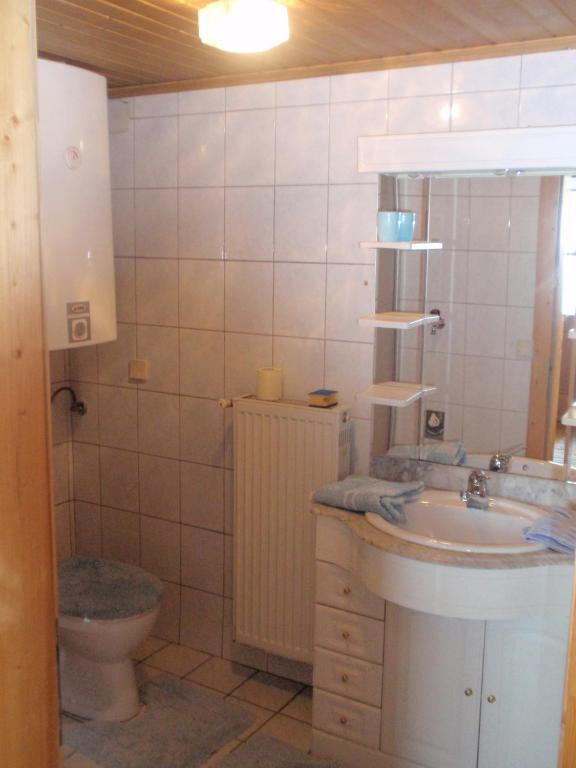 Koupelna v ubytování Ferienwohnung am Rettlhof