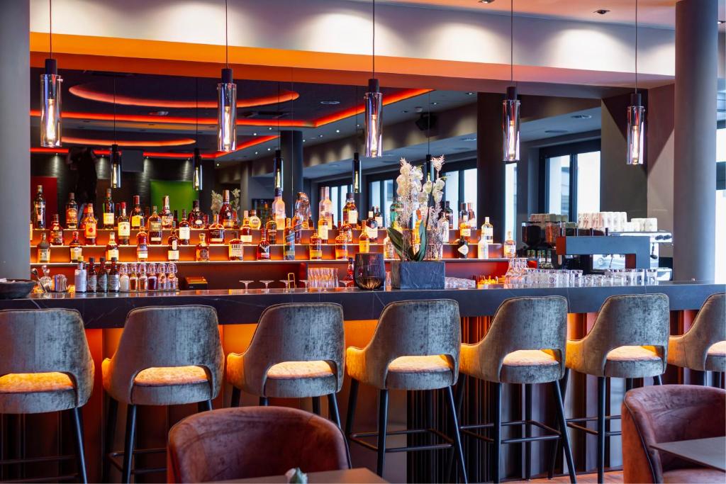 Nápoje v ubytování Qube Hotel Bahnstadt