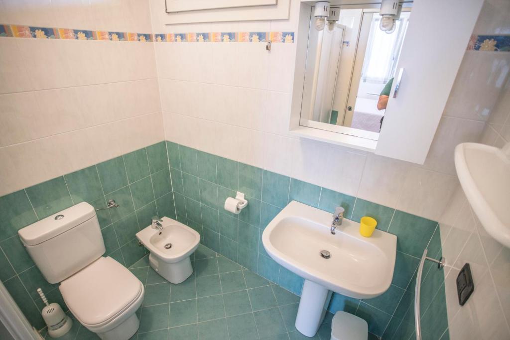 Koupelna v ubytování Residence Karina