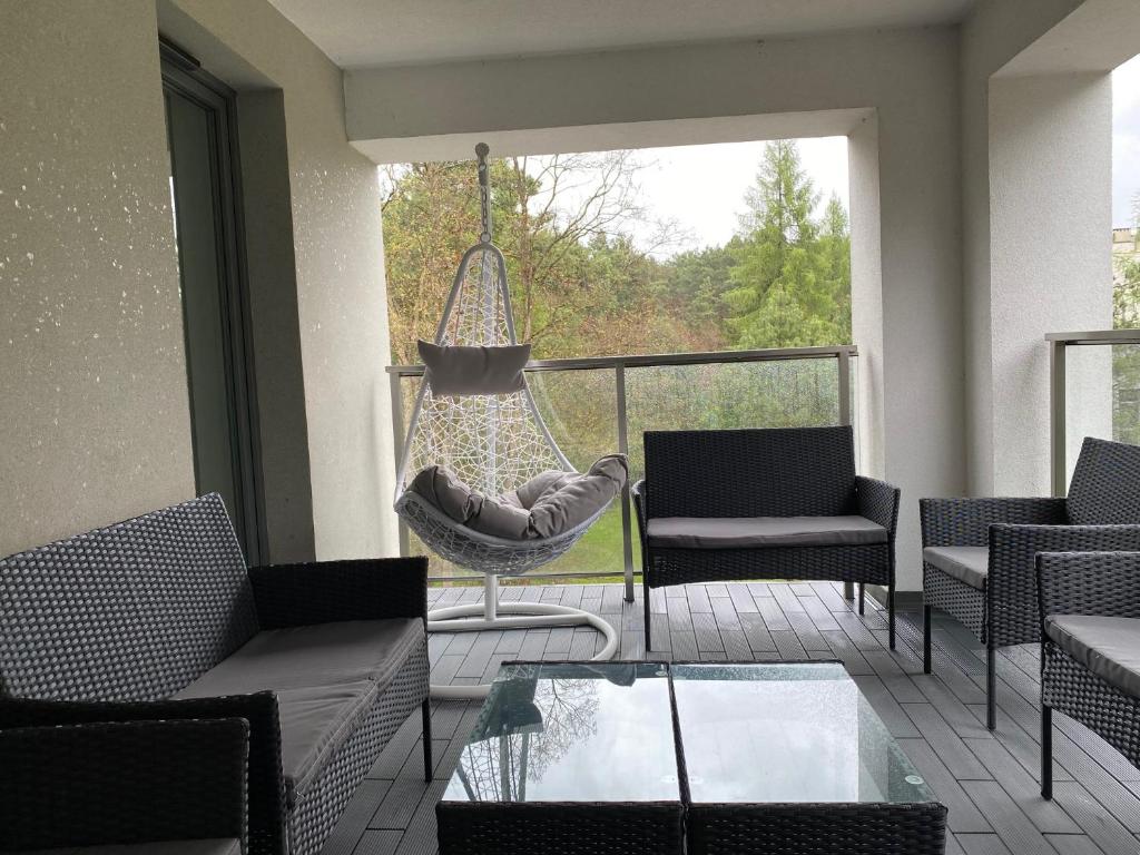 Family & Business Sauna Apartments No 7 Leśny nad Zalewem Cedzyna Unikat - 3 Bedroom with Private Sauna, Bath with Hydromassage, Terrace, Garage, Catering Options - 13