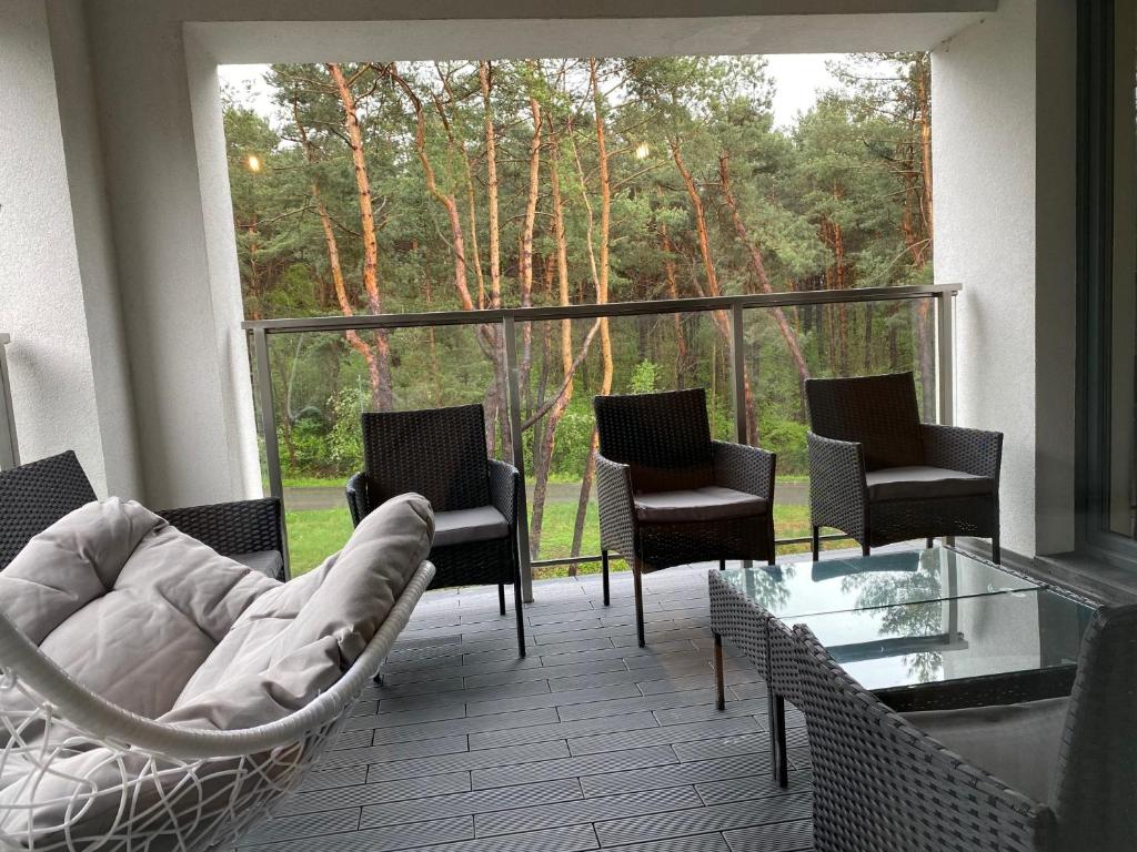 Family & Business Sauna Apartments No 7 Leśny nad Zalewem Cedzyna Unikat - 3 Bedroom with Private Sauna, Bath with Hydromassage, Terrace, Garage, Catering Options - 7