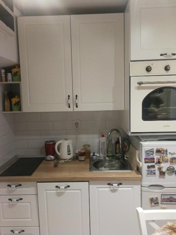 Kuchyň nebo kuchyňský kout v ubytování Studio Apartment Angie