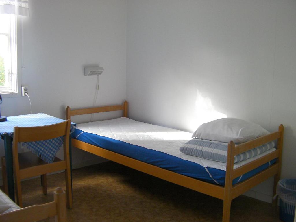 Postel nebo postele na pokoji v ubytování Visingsö Vandrarhem