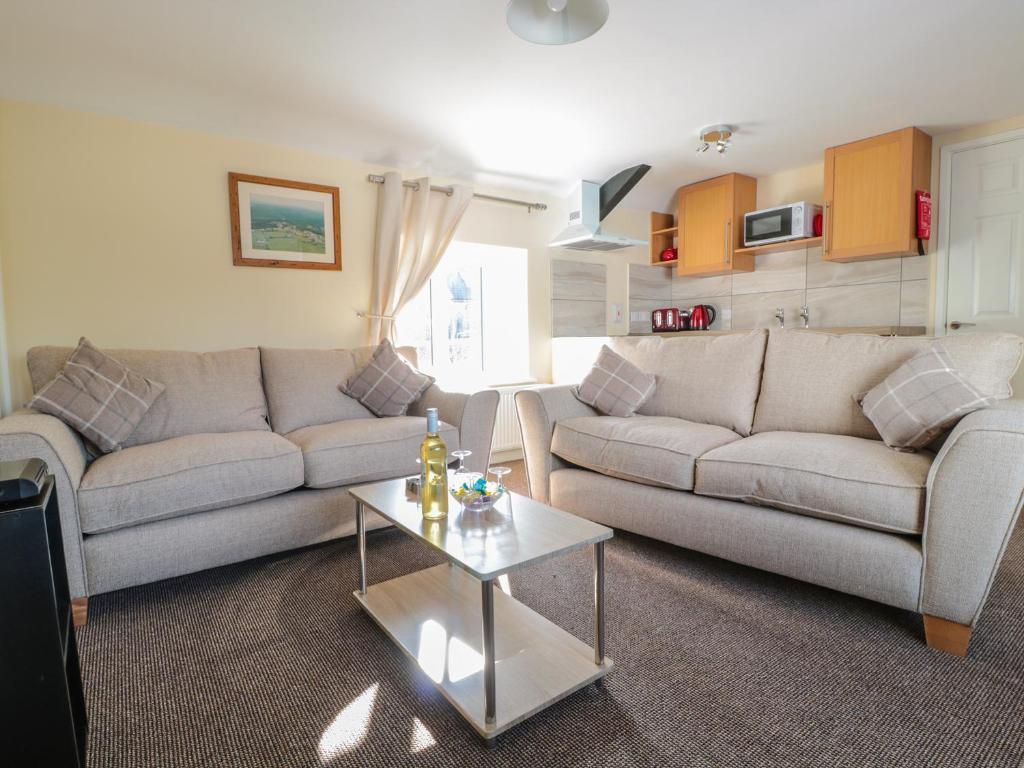 Χώρος καθιστικού στο Brewery Lodge