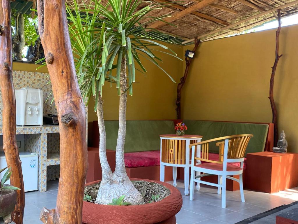 Uma área de estar em Villa Anjing 2